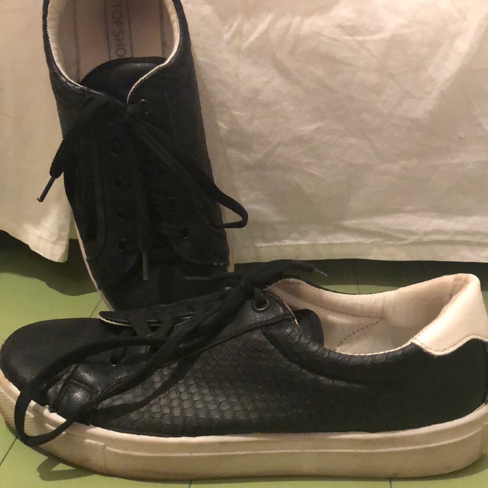 Black sneakers